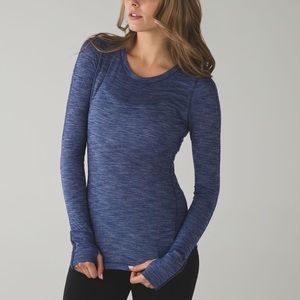 Blue lululemon long sleeve